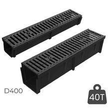 Canal + Grelha FFD D400 Exterior Ferro Fundido 750(C)mm x 150/200(L)mm