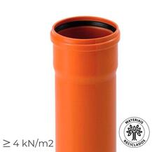 Tubo 3KKK PVC Liso Saneamento Com O-Ring Labial SN4