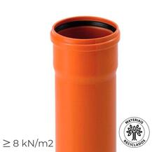 Tubo 3KKK PVC Liso Saneamento Com O-Ring Labial SN8