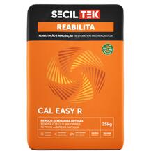Argamassa Reboco Cal Hidráulica Natural (NHL) SecilTek Reabilita Cal EASY R Revestimento Alvenarias