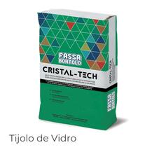 Cimento Cola Tijolos Vidro Fassa CRISTAL-TECH 25KG