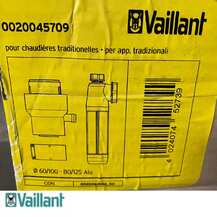 Adaptador Vaillant 60/100-80/125 Alumínio 0020045709