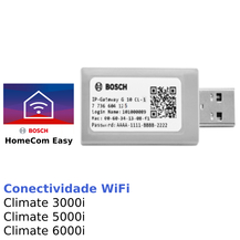 Acessório WiFi Bosch G10 CL-1 para Climate 3000i/5000i/6000i