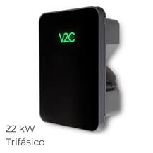 Carregador Veículo Elétrico EV Trydan V2C Trifásico 22kW Wifi Bluetooth Cabo 5m Alexa Google Home