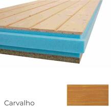 Painel Sandwich Cobertura Thermochip TAH Friso Abeto com Velatura Carvalho