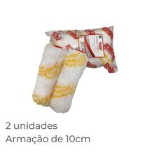 Recarga Rolo Pintura Mini Antigota Super 2 Unidades Altura Pêlo 11MM 24503
