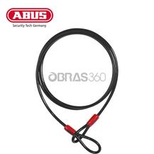 Cabo Aço Revestido PVC 2M ABUS Resistente Portão Segurança