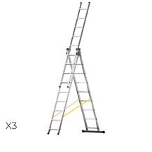 Escadote Alumínio TREK X3- Altura Homem 4,25/5,87M Resistente