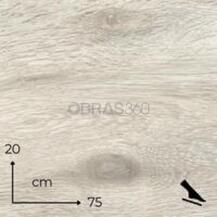 Mosaico Cerâmico Antiderrapante Gris Porcelânico Mate Esmaltado 20 x 75cm 1ªEscolha Pavimento