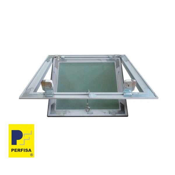 Alçapão Tic Tac com Vedante Gesso Cartonado Hidrófugo para Acesso ao Interior de Tetos e Paredes - 50 x 50 cm - Dimensões Interiores 49,5 x 49,5 cm
