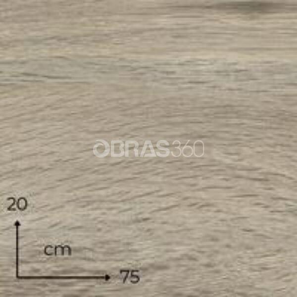 Mosaico Cerâmico Natural Madeira Porcelânico Mate Esmaltado 20 x 75cm 1ªEscolha Pavimento