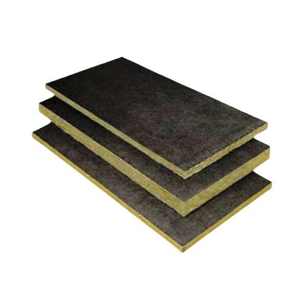 Lã de Rocha Rocterm T70VF (70kg/m3) Painel Revestido Fibra de Vidro Isolamento Térmico Acústico Fogo