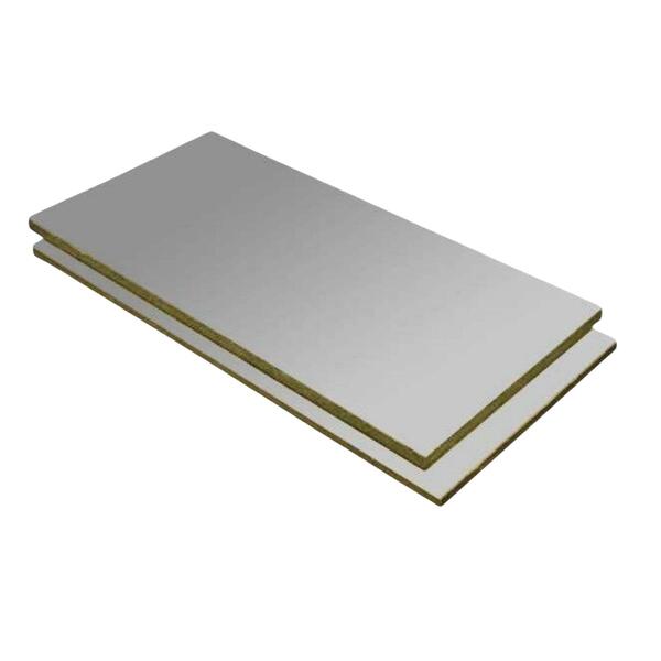 Lã de Rocha Isolamento Térmico Acústico Painel Revestido a Alumínio Rocterm PA 70 (70 kg/m3) - Rocterm - 9900100102585