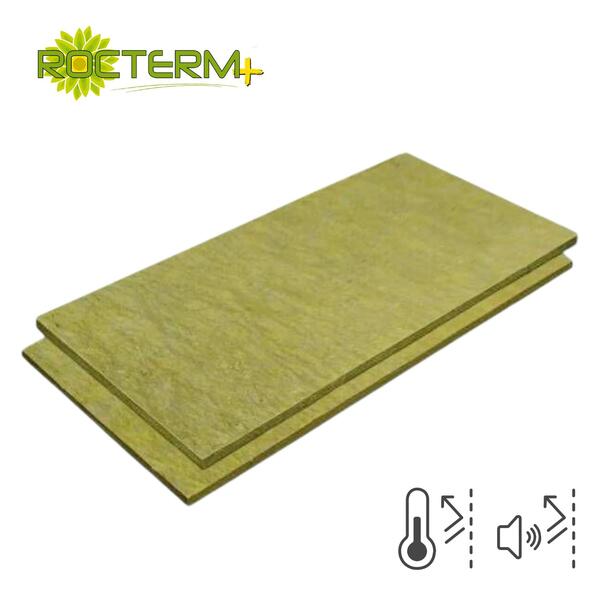 Lã de Rocha Isolamento Térmico Acústico Painel Semirígido Rocterm ISOLE + Tetos Falsos e Divisórias - 60 mm - 1,35 m x 0,6 m