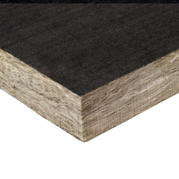 Lã Mineral Ursa Terra Vento P4252 Painel Revestido Véu Negro 60mm 1,35x0,6m Fachadas Ventiladas - Ursa - 9900100111884