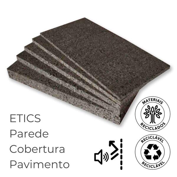 Cortiça Expandida Aglomerado ICB Isolamento Térmico Acústico Parede Pavimento Piso Radiante ETICS - 150 mm - 1 m x 0,5 m - POR ENCOMENDA