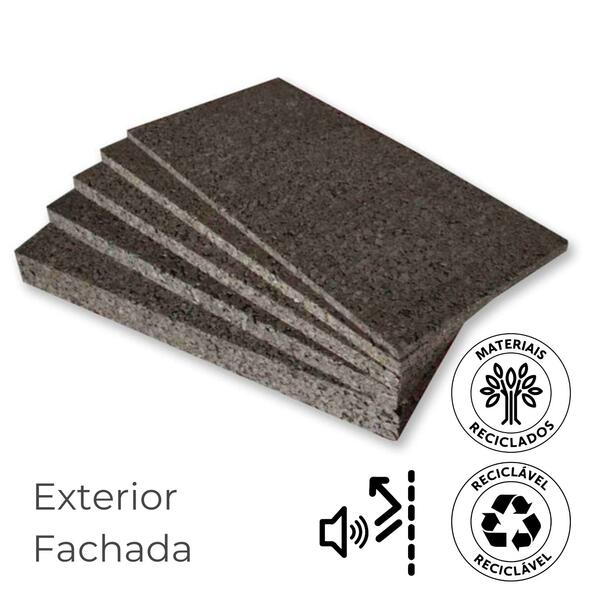 Painel de Cortiça Expandida Tipo REV Cortiça à Vista - 40 mm - 1 m x 0,5 m