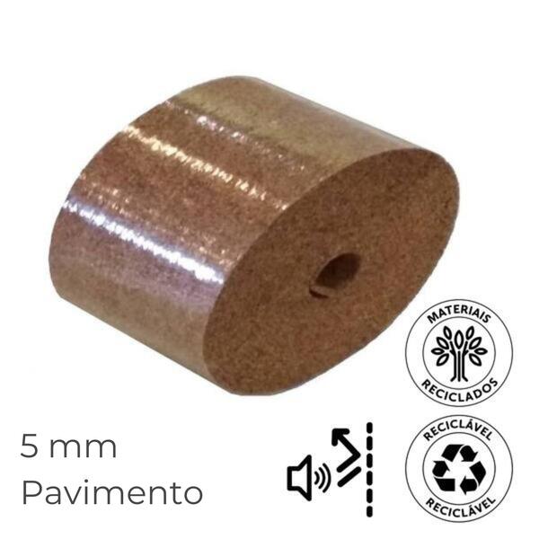 Tira de Cortiça em Rolo 5MM Dessolidarizador Acústica - 5 mm - 10 x 0,20 m