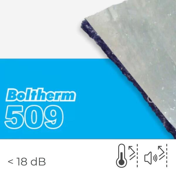 Manta Termo-Acústica Revestida a Alumínio nas 2 Faces Boltherm 509 Pisos Radiantes e Paredes
