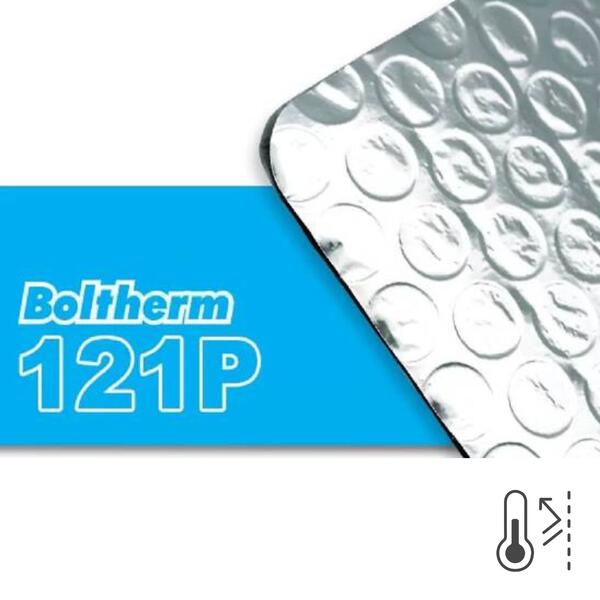 Manta Térmica Revestida a Alumínio nas 2 Faces Boltherm 121 P Cobertura Parede Pavimento Condutas - 50 m x 1,2 m x 5 mm