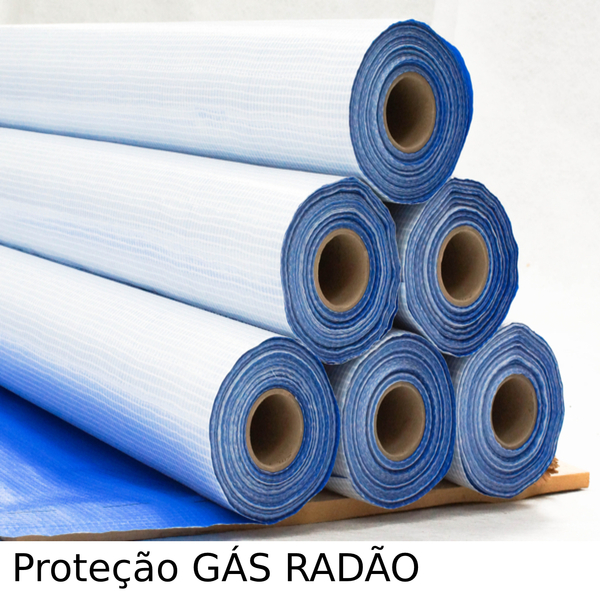 Membrana Gutta RADONSTOP PROTEÇÃO GÁS RADÃO - 2MX50M