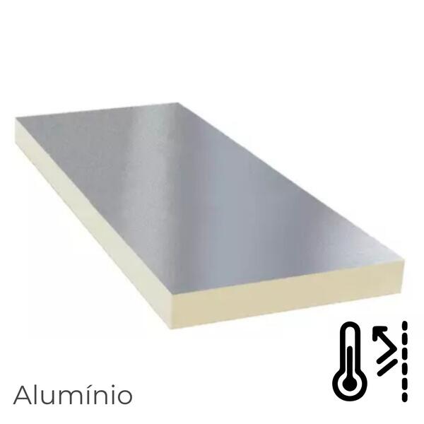 Isolamento Térmico PIR EFIGREEN ACIER c/ Alumínio 40mm-120mm Coberturas Metálicas Tipo Deck e Betão