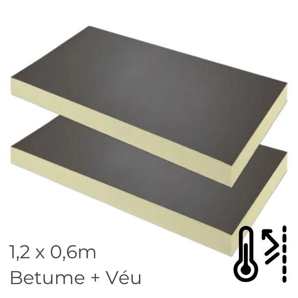 PUR EFYOS PU B Betume Face Sup. Véu Fibra Vidro Face Inf. 40mm-120mm Soldar Telas Betuminosas