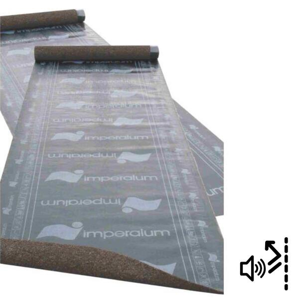 Membrana Acústica Impersom Face Inf. de Granulado Cortiça para Pavimentos