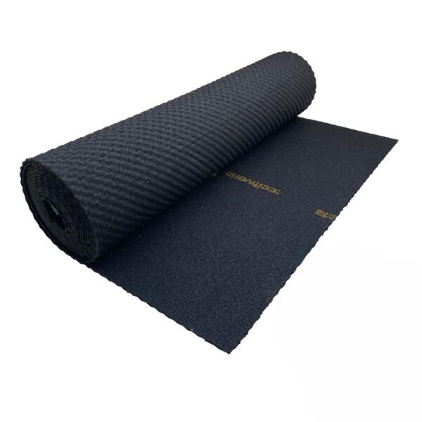 Isolamento Acústico Ruído Impacto Stravifloor Mat-W8a 8mm 10x1,25 Manta Ondulada Granulado Borracha