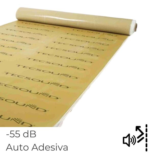 Membrana de Ruído Aéreo Autoadesiva Tecsound SY GESSO CARTONADO