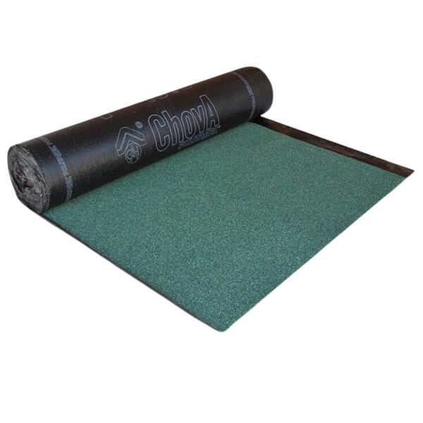 Tela Betuminosa Asfáltica SBS Impermeabilização POLITABER GARDEN COMBI 50/G Xisto Verde 5KG/M2