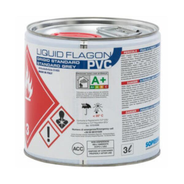 Selante a frio de Membranas PVC Flagon PVC Líquido 3L