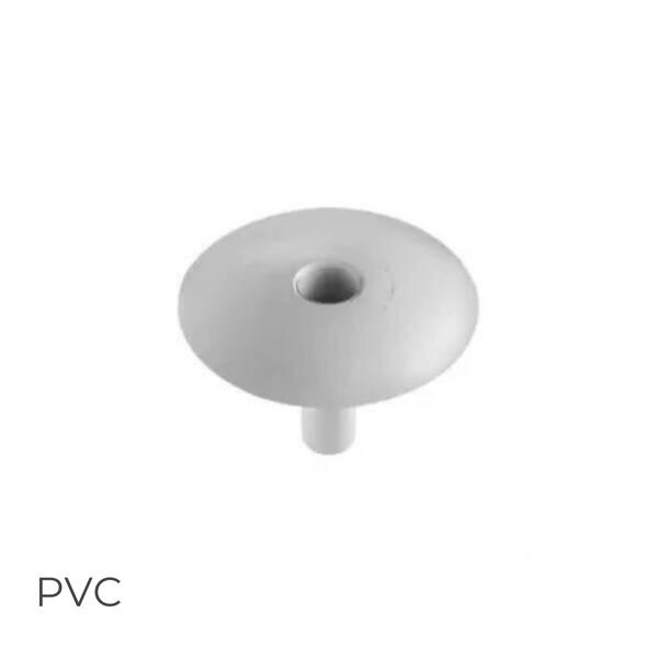 Bocal de Saída de Água PVC (Caixa 10Unid.) RAL 7047 Cinza Claro - Flagon - 9900300205307