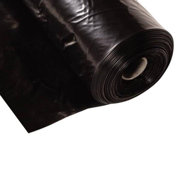 Manga Plástica 300 Myc 204M2 Preta TECplastic Proteção Impermeabilização Separação Barreira Vapor