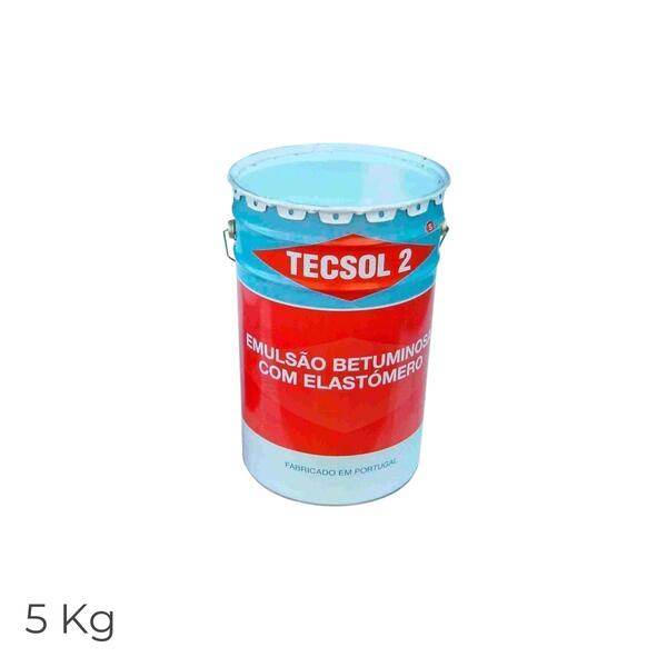 Emulsão Betuminosa com Elastómero TECsol 2 Impermeabilização Barreira Vapor Pintura Humidades - TECsol - 9900300500211