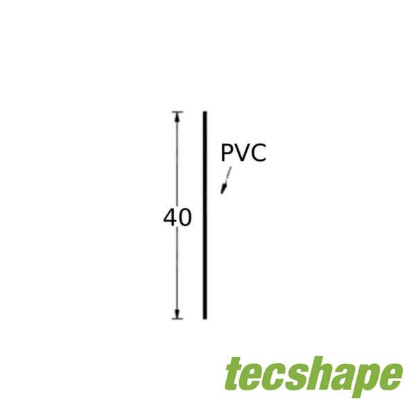 ECOperfil Barra Chapa Colaminada PVC Remate Telas Impermeabilização