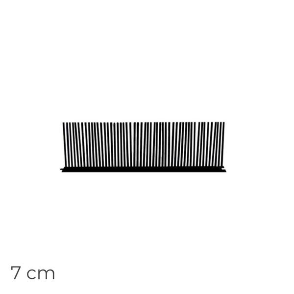 Tapa Pássaros em PVC Preto 0,5MX7CM