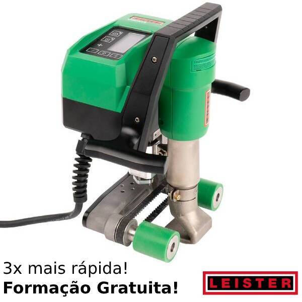 Vulcanizadora Alto Rendimento Automática Leister UNIDRIVE 500 Inclui Ponteira 30mm PVC, TPO, EPDM
