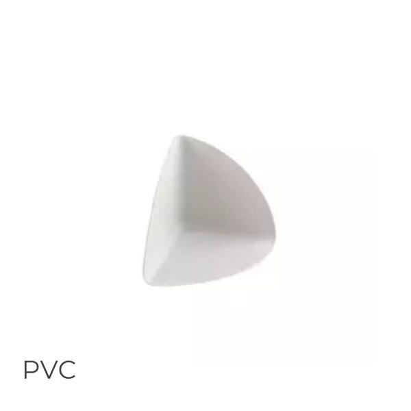 Ângulo de 90º Flagon 95 Interno PVC (Caixa 20Unid.) RAL 7047 Cinza Claro