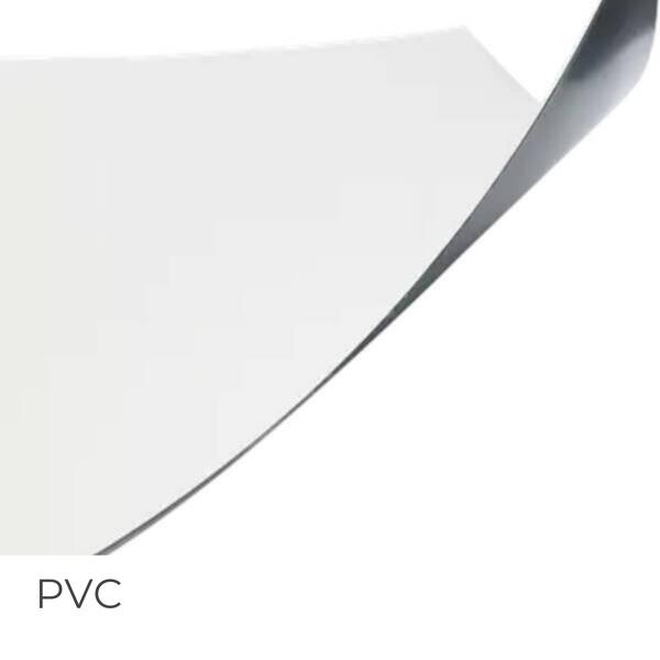 Chapa Colaminada em PVC 2X1M - RAL7047 - 1 x 2 m