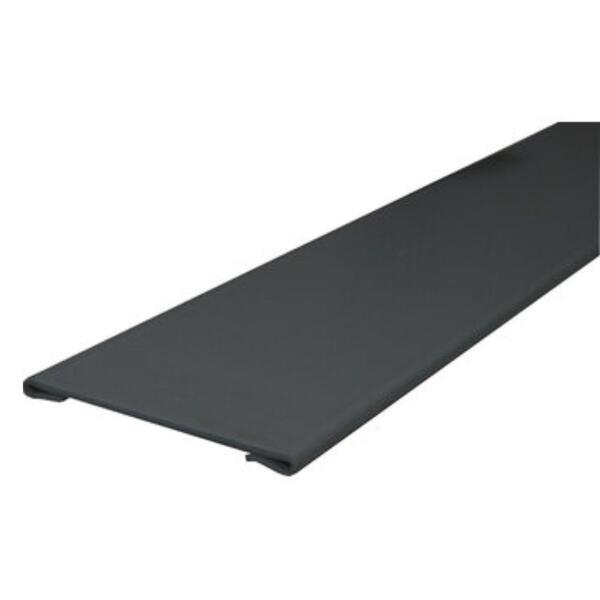 Perfil Chapa Colaminada A Dark Grey PVC Remate Telas Impermeabilização 2M