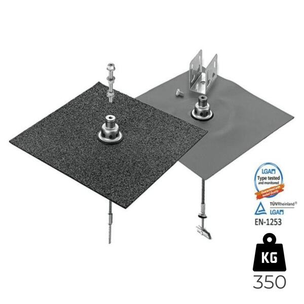 Sistema Pré Instalação Estruturas Suporte Painéis Fotovoltaicos Solares Roof Console Cx. 12 Unid.