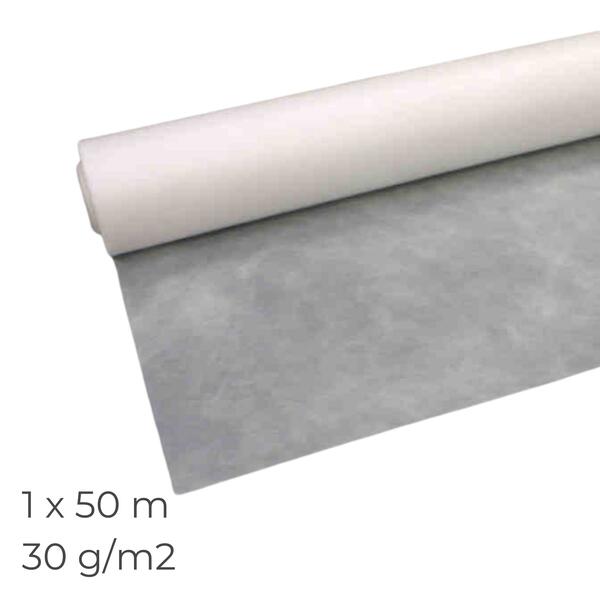 Véu de Noiva 30G/M2 1X50M Fissuras Revestimento Impermeabilização Pinturas