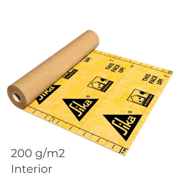 Membrana Impermeabilização Flexível SikaCeram Sealing Membrane W Zonas Húmidas em Interiores - Amarelo - 1 x 30 m