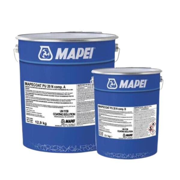 Acabamento Protetor Colorido Poliuretano Mapecoat PU 20 N para Membranas Purtop