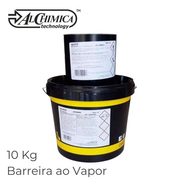 Primário P/Hyperdesmo Epóxi Bicomponente Base Água AQUADUR Ponte de União Barreira Vapor - Kit (A+B) Incolor - 10 Kg