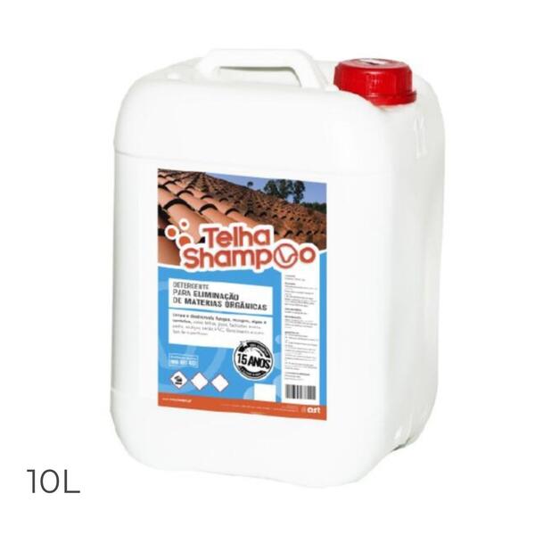 Limpa Telhas Musgo Verdete Agente Desencrustante Shampoo Fungos Verdetes 5/10 Litros - 10 LITROS
