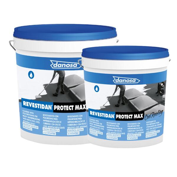 Impermeabilização Frio Pronta Usar AntiUV Branco Tela Betuminosa Revestidan Protect Max Cool Roofing