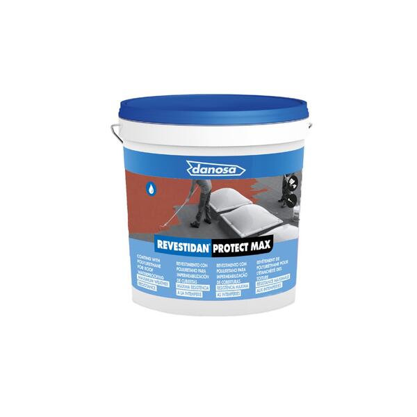 Impermeabilização Frio Pronta Usar Tela Betuminosa Revestidan Protect Max Vermelho 5Kg