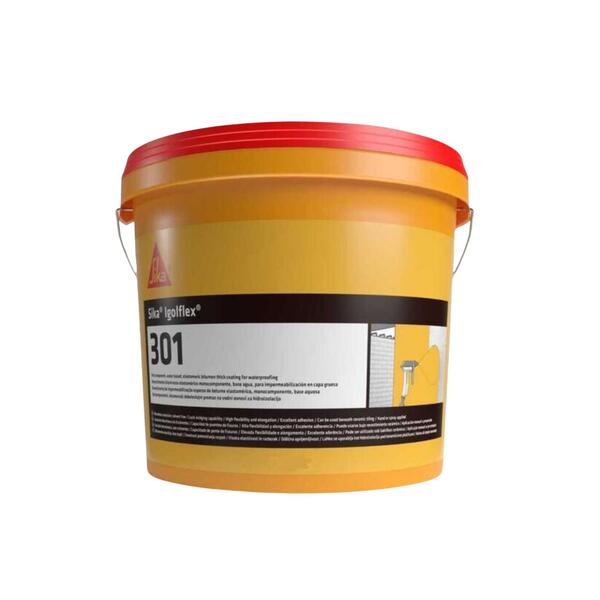 Impermeabilização Betão Enterrado Revestimentos Finais Ladrilhos Zonas Húmidas Sika Igolflex-301